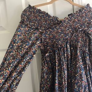 Off the shoulder floral dress